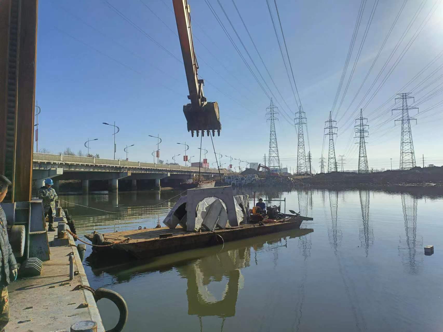 韶關科技賦能，水下取水頭安裝開啟供水新通道